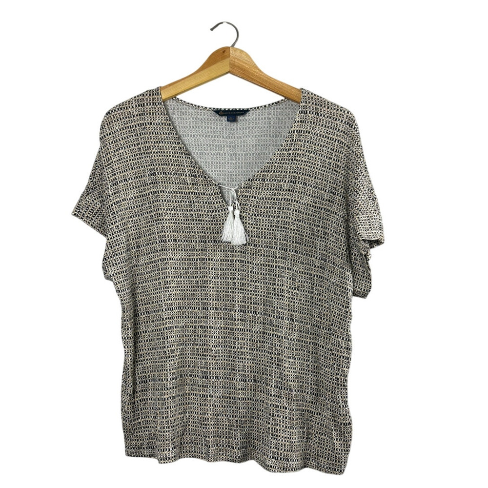 Women's Brooks Brothers Short Sleeve Blouse M